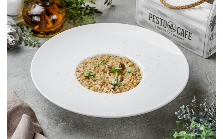 Різото з білими грибами  – Pesto Cafe