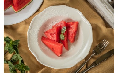 Watermelon pieces