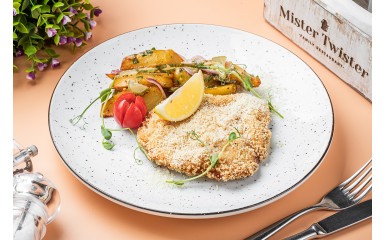 Schnitzel with potato salad
